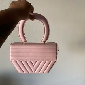 Pink crossbody purse